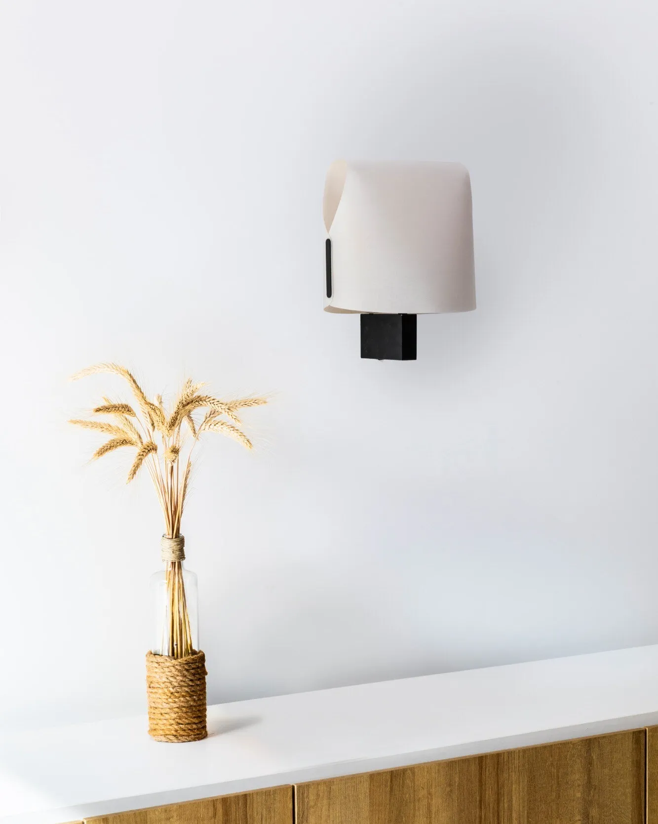 Folded Shade Wall Light