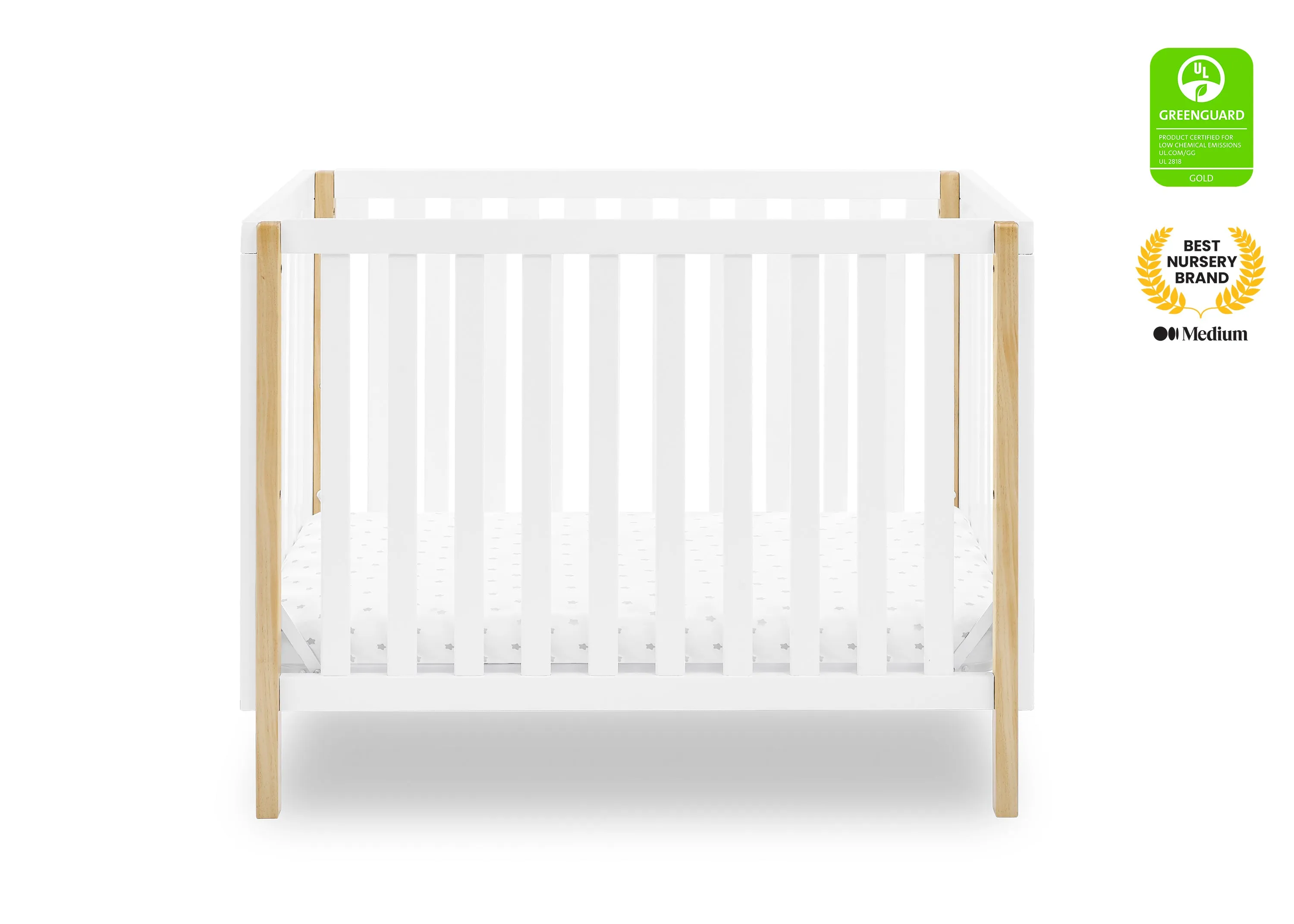 Gio Mini Crib with 2.75-Inch Mattress