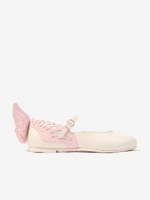 Girls Heavenly Flat in Ivory