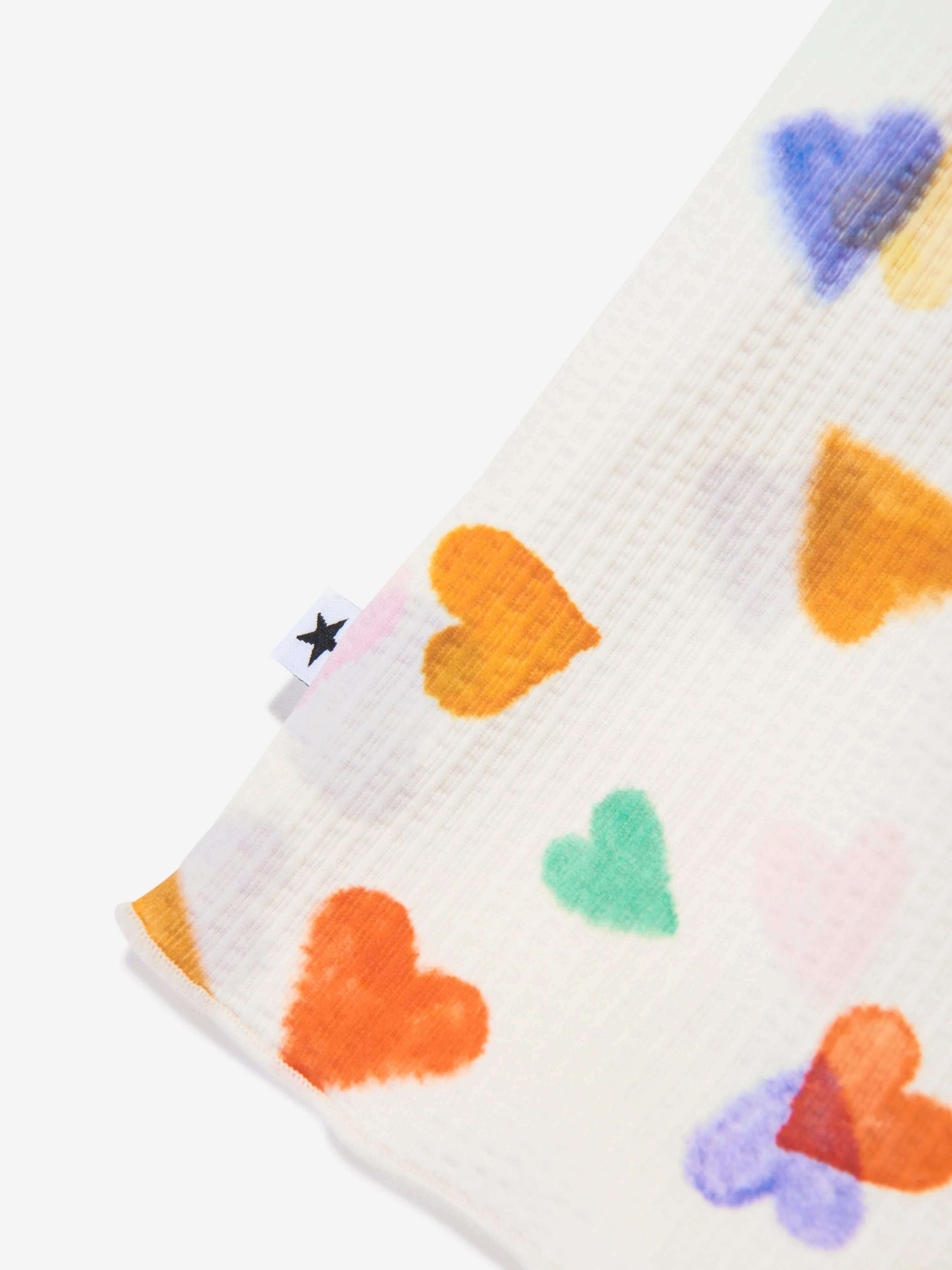 Girls Nicci Rainbow Hearts Swim Shorts in Ivory (UPF50 )
