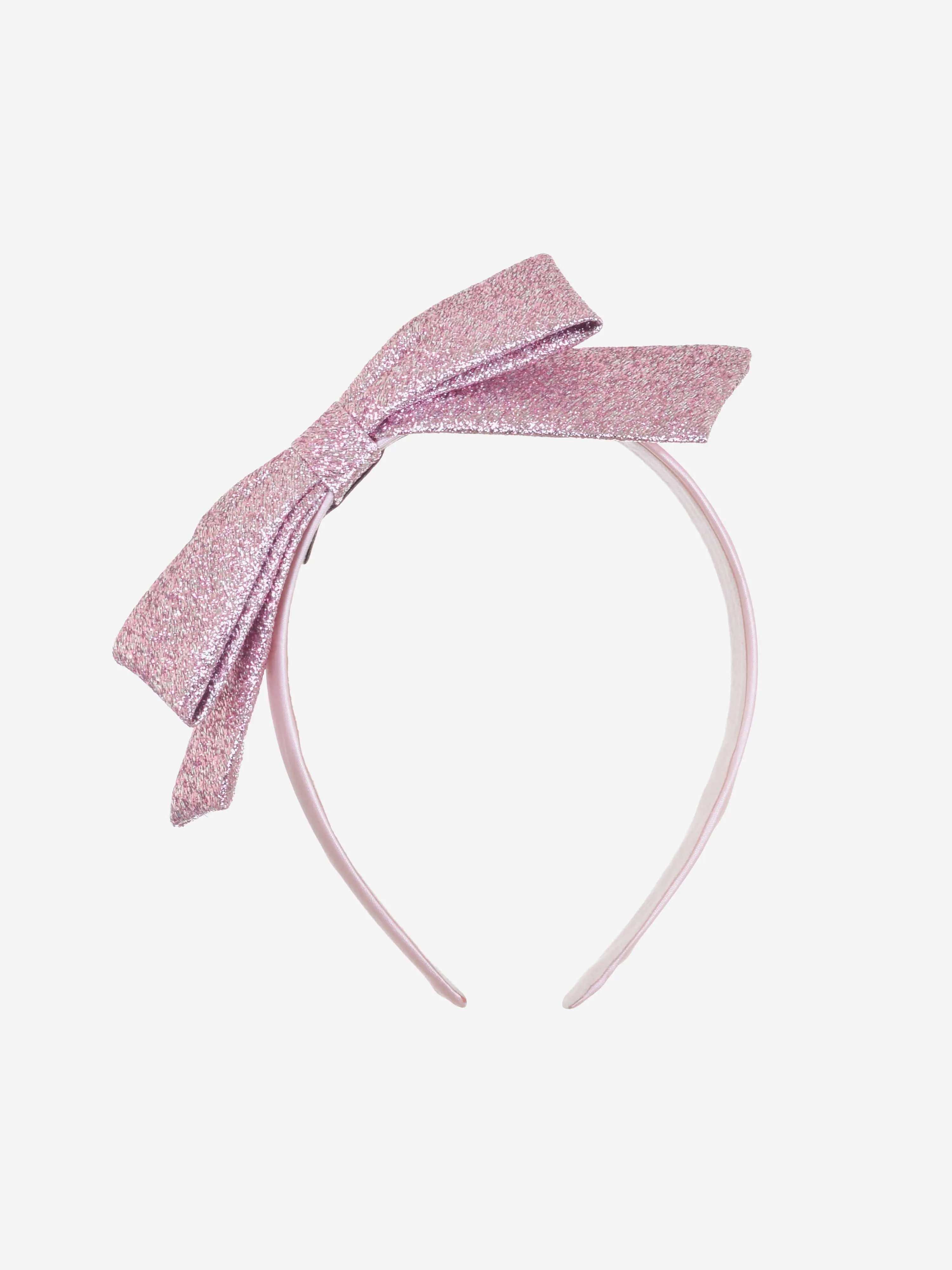 Girls Side Bow Headband in Pink