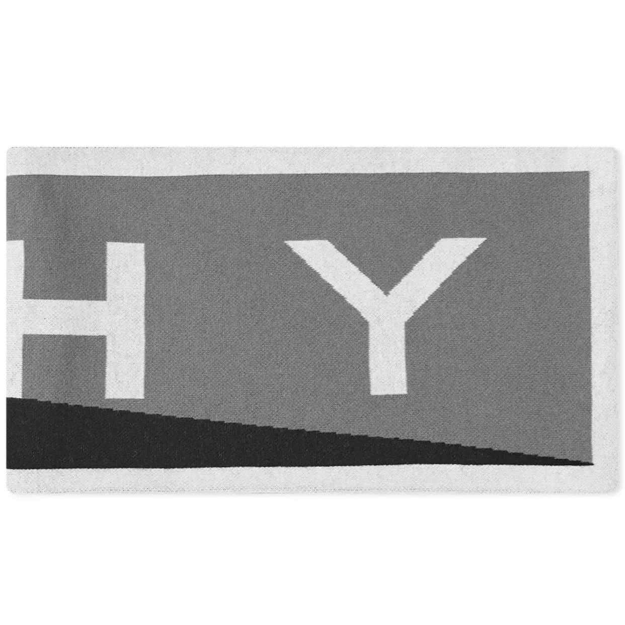 Givenchy Black & Grey Logo Team Scarf