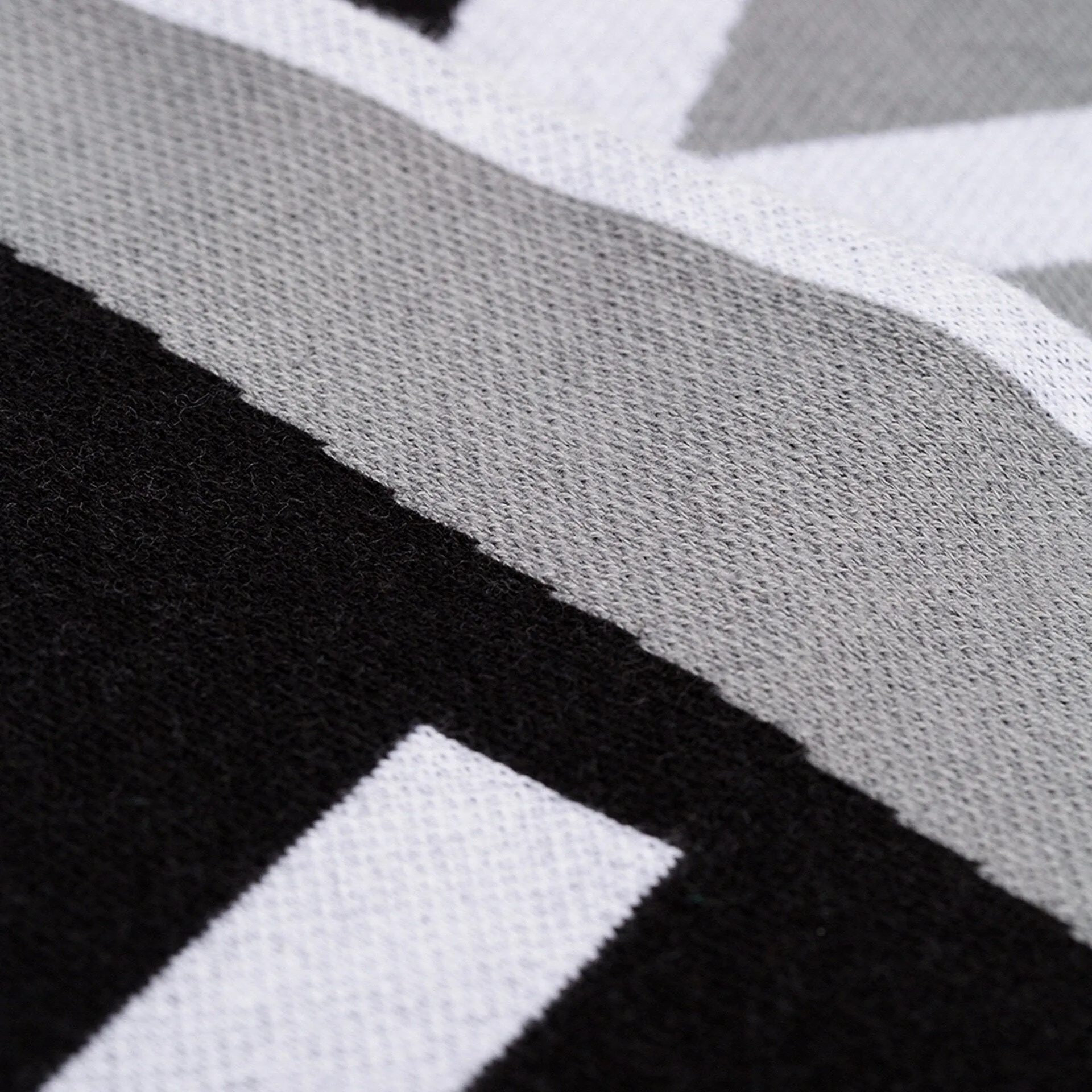 Givenchy Black & Grey Logo Team Scarf