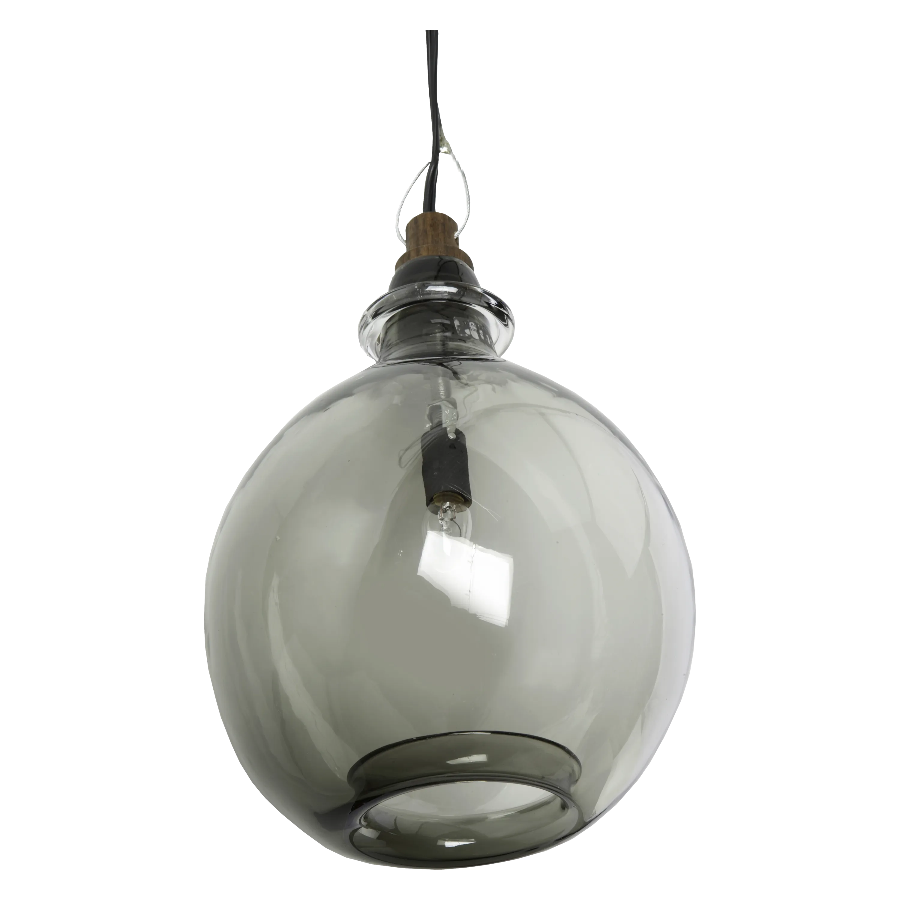 Glass Jug Pendant Smoke