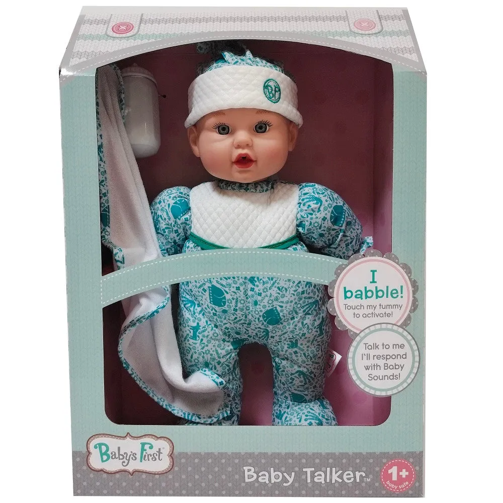 Goldberger 15" Baby's First Baby Talker - Interactive Baby Doll