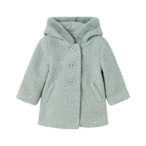 Green Jade Faux Shearling Coat