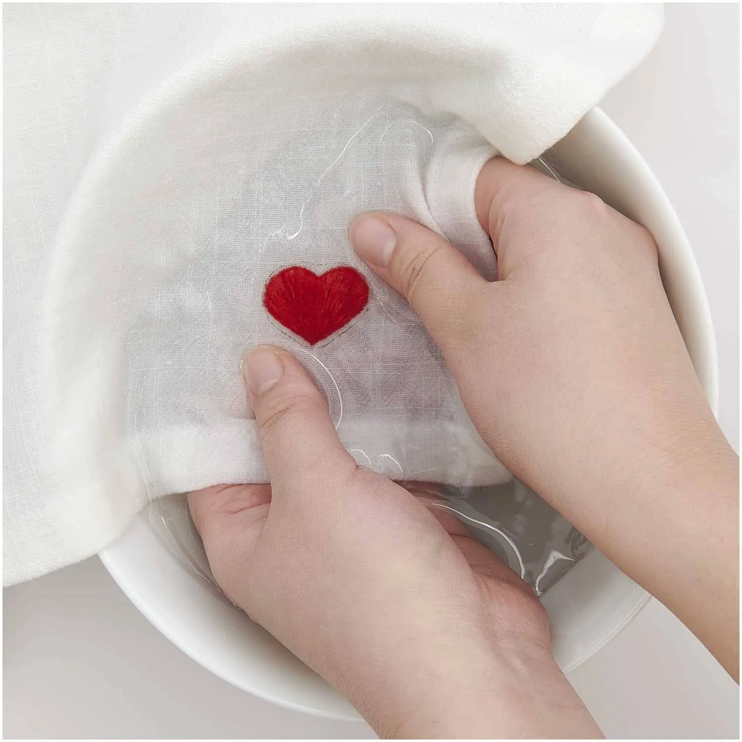 Hearts Stick and Stitch Embroidery Kit