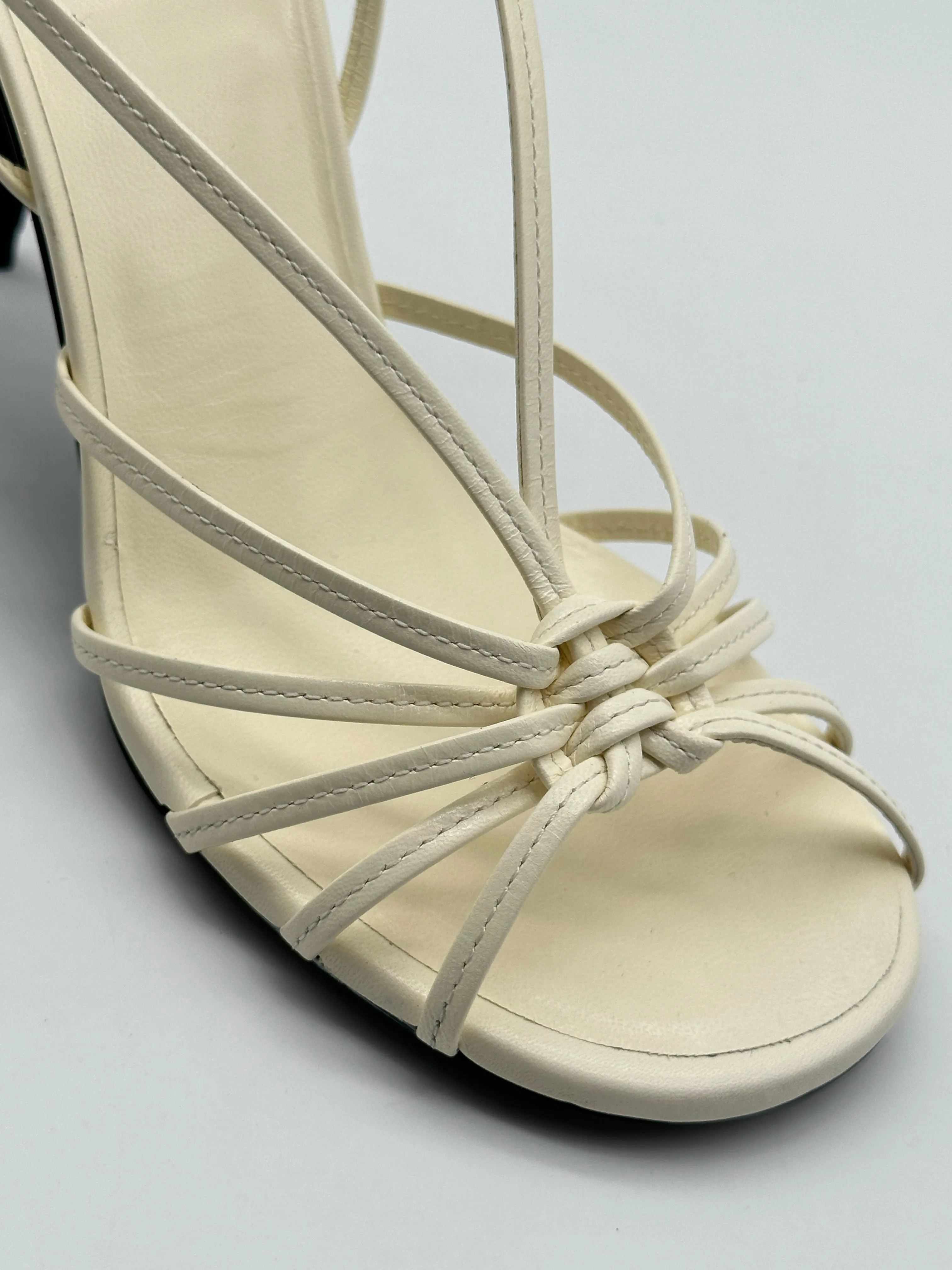 Ivory Heel Sandals