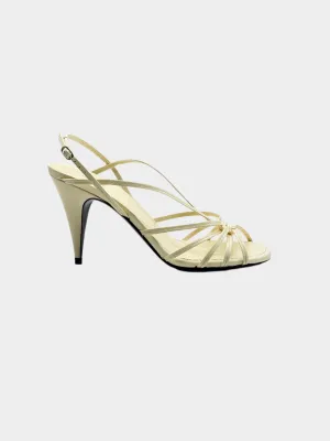 Ivory Heel Sandals