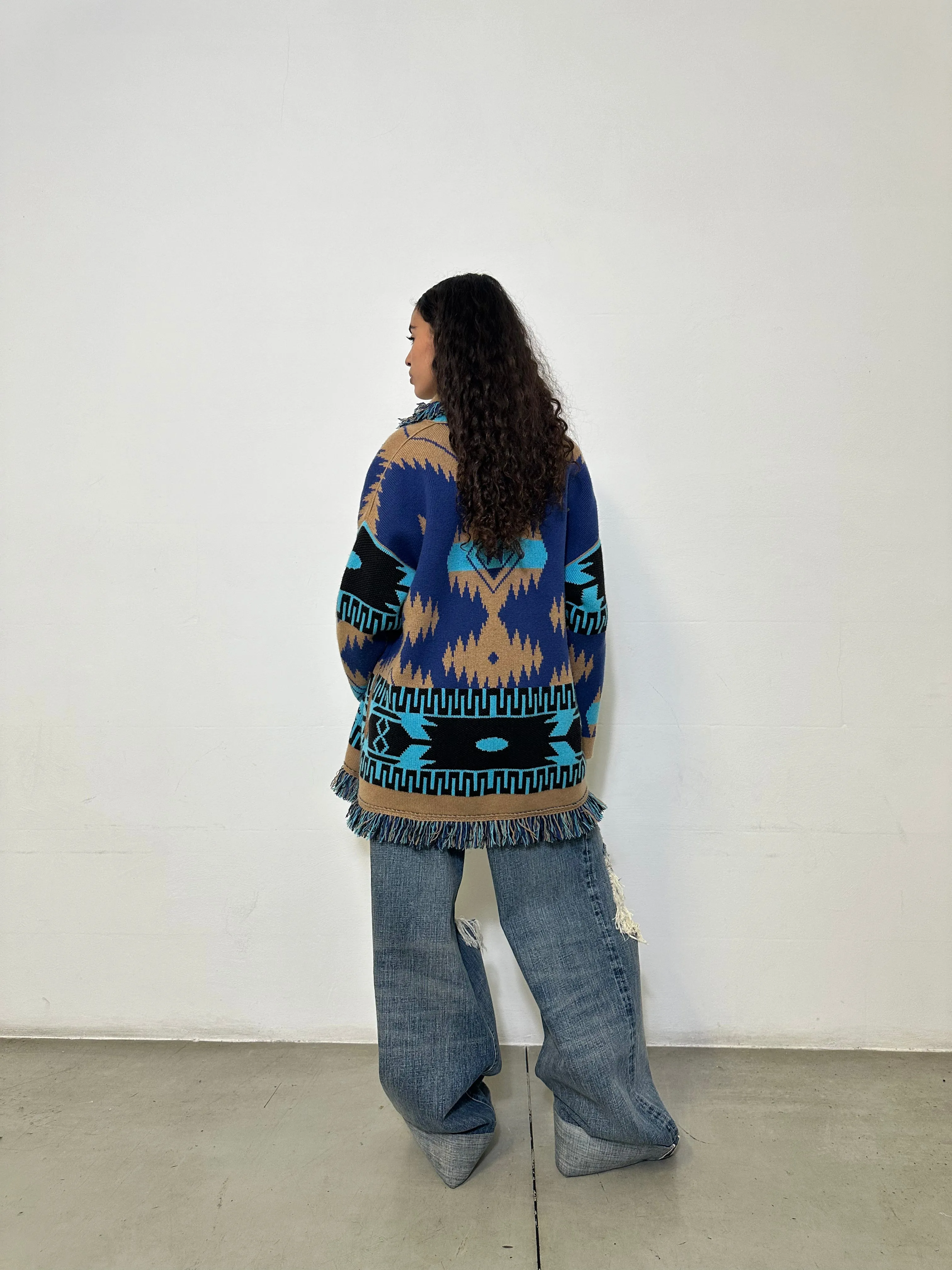 Jacquard Cardigan