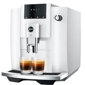JURA E4 Automated Coffee and Espresso Machine - White