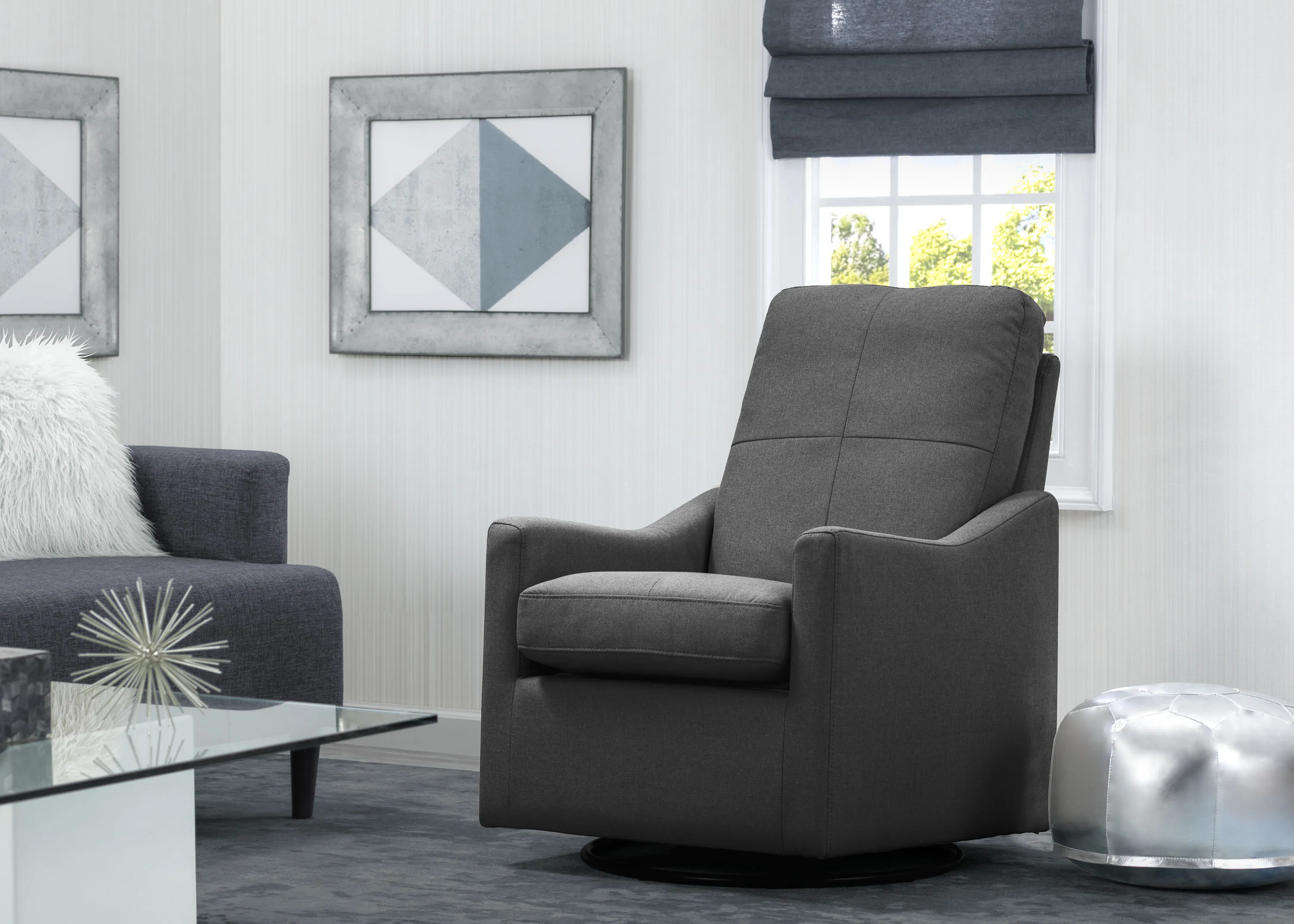 Kenwood Nursery Glider Swivel Rocker Chair