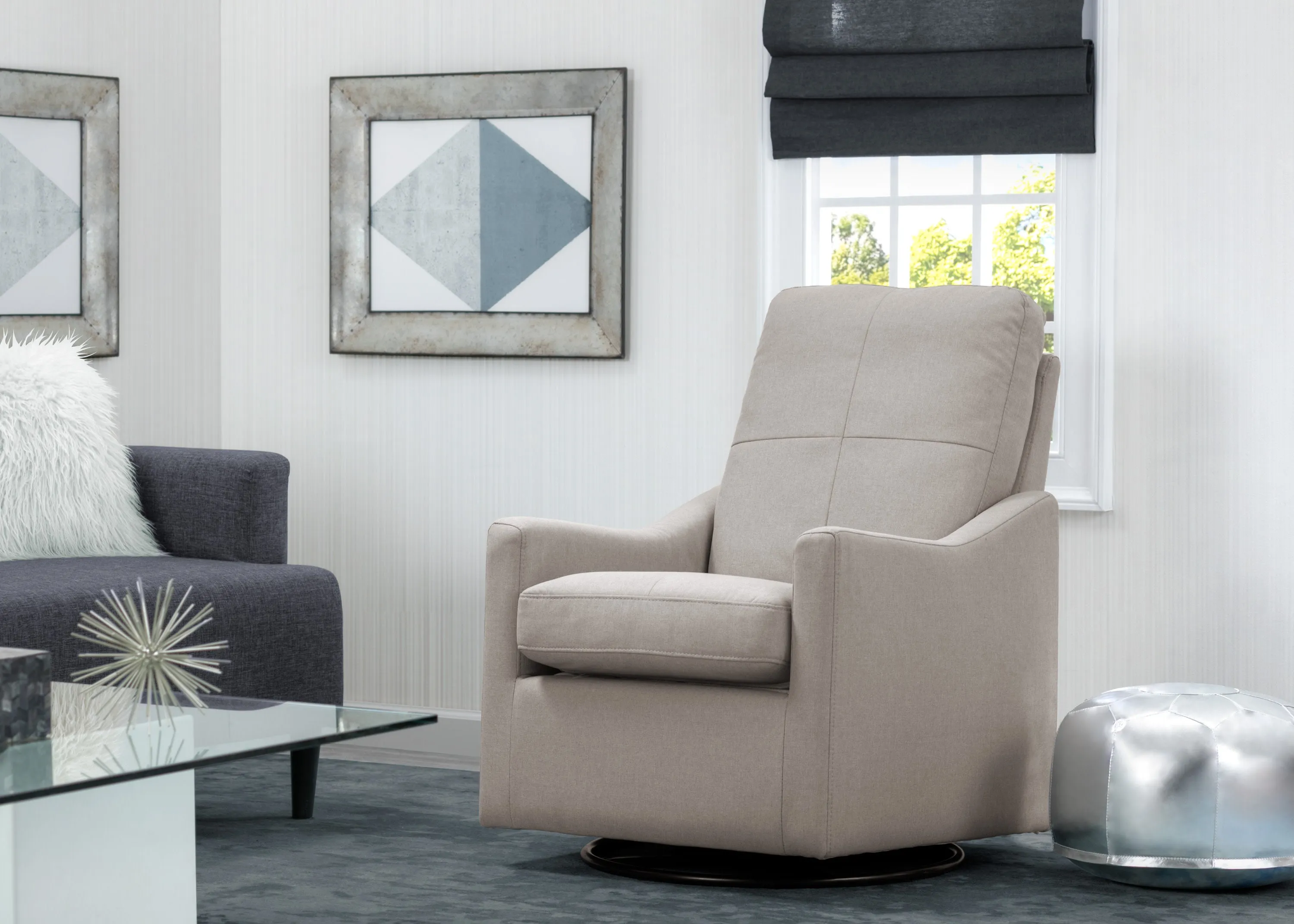Kenwood Nursery Glider Swivel Rocker Chair
