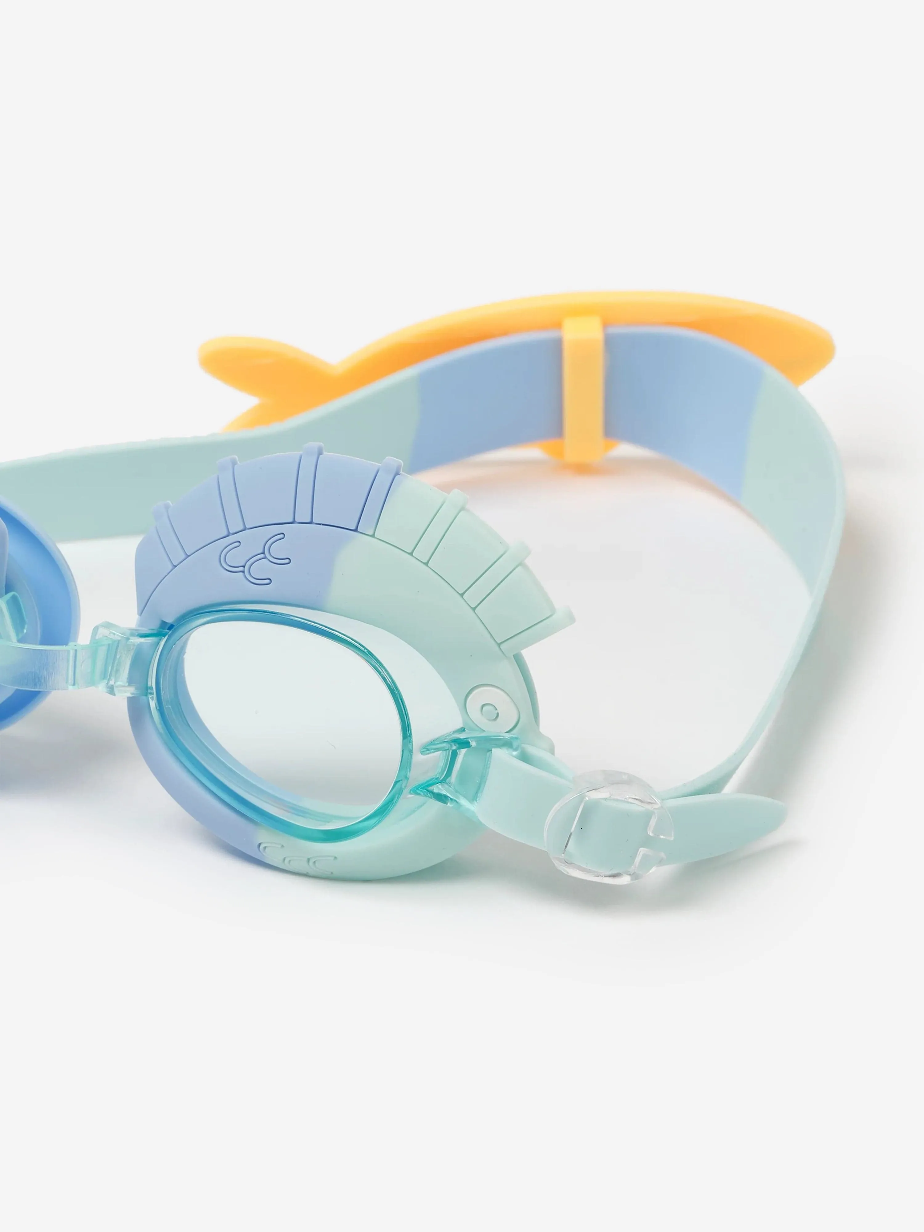 Kids Swim Goggles Finn the Fish in Blue (16cm)