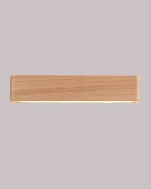 Linear Timber Wall Light
