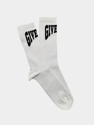 Logo Ribbed Socks