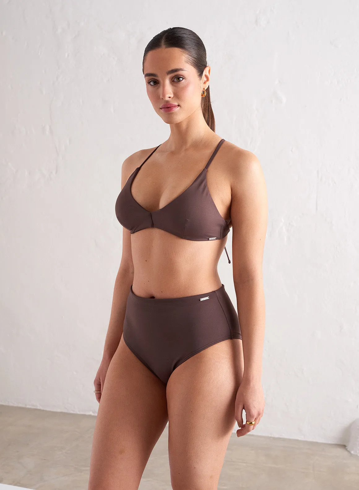 Macchiato V-Neck Bikini Bra