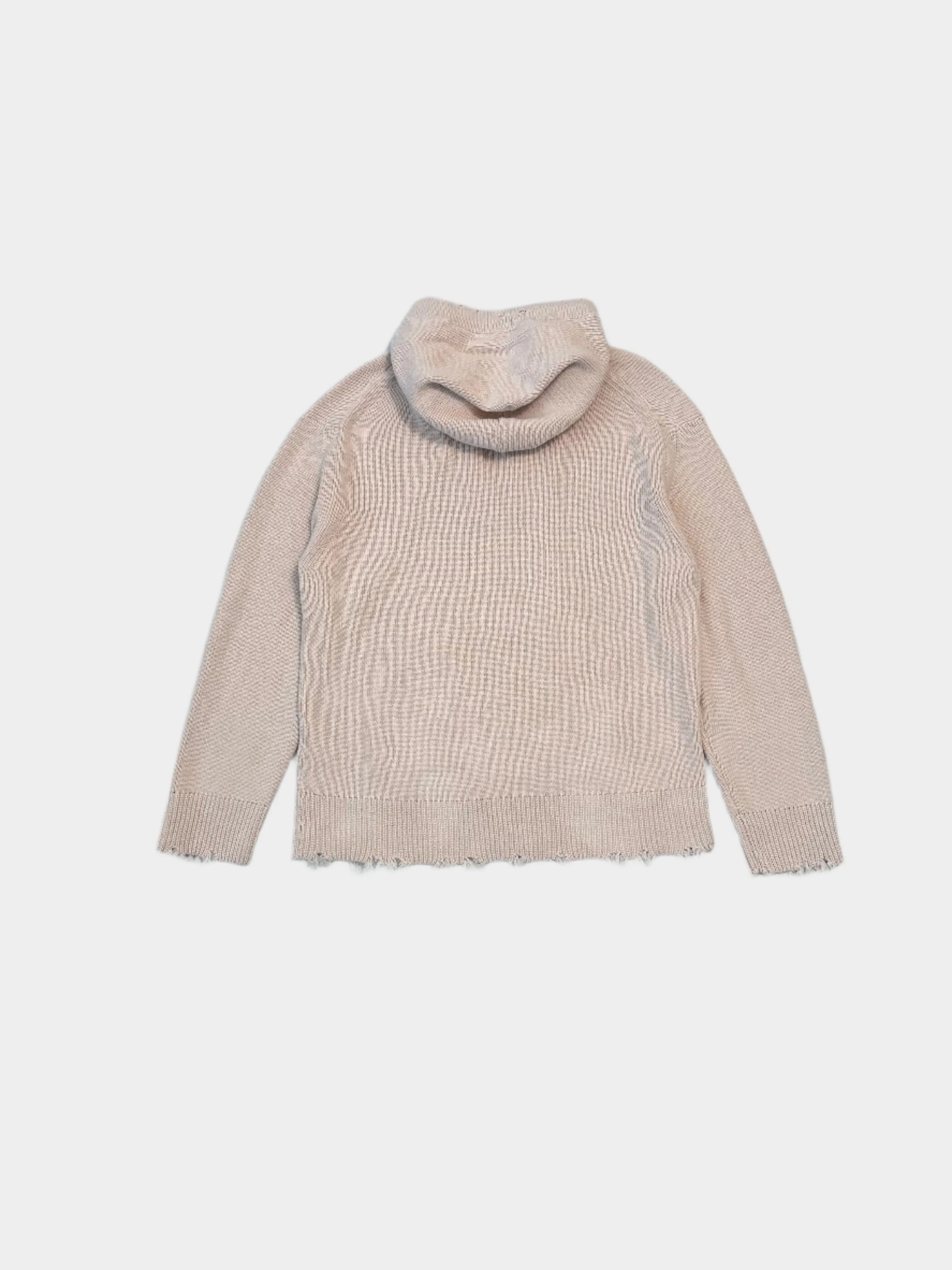 Maglione Color Perla In Lana Morbida