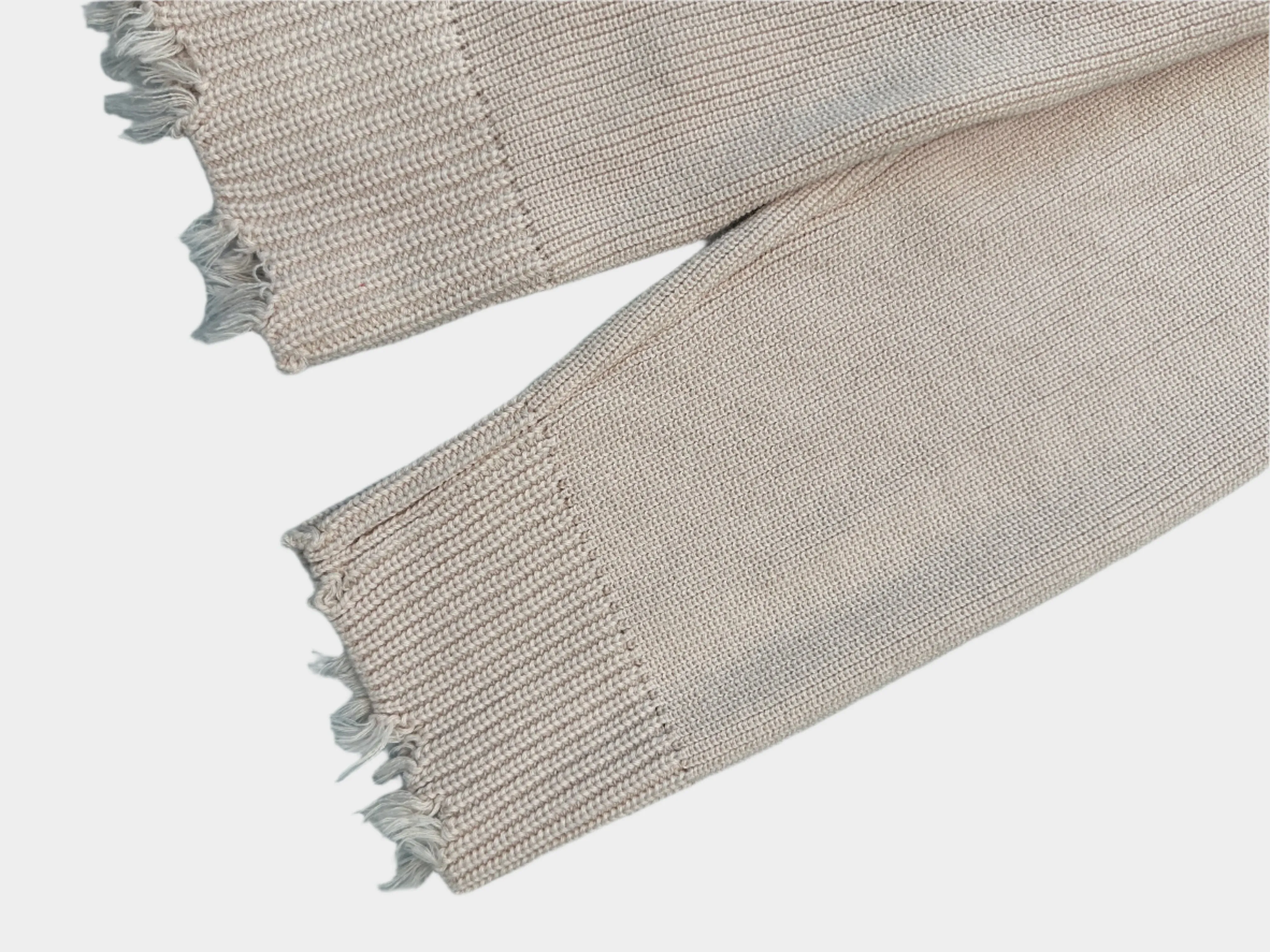 Maglione Color Perla In Lana Morbida