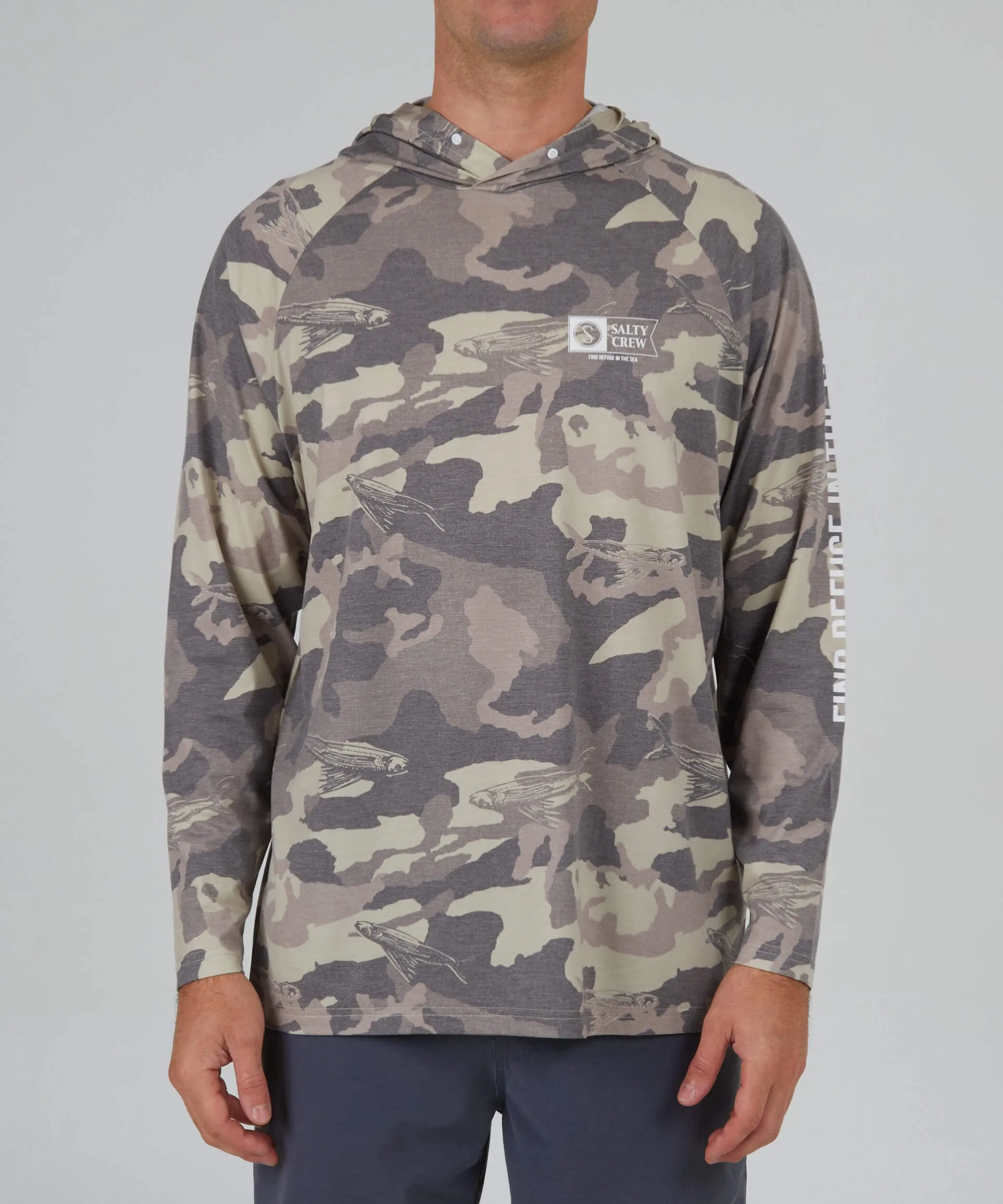 Mariner Hood - Tan Camo