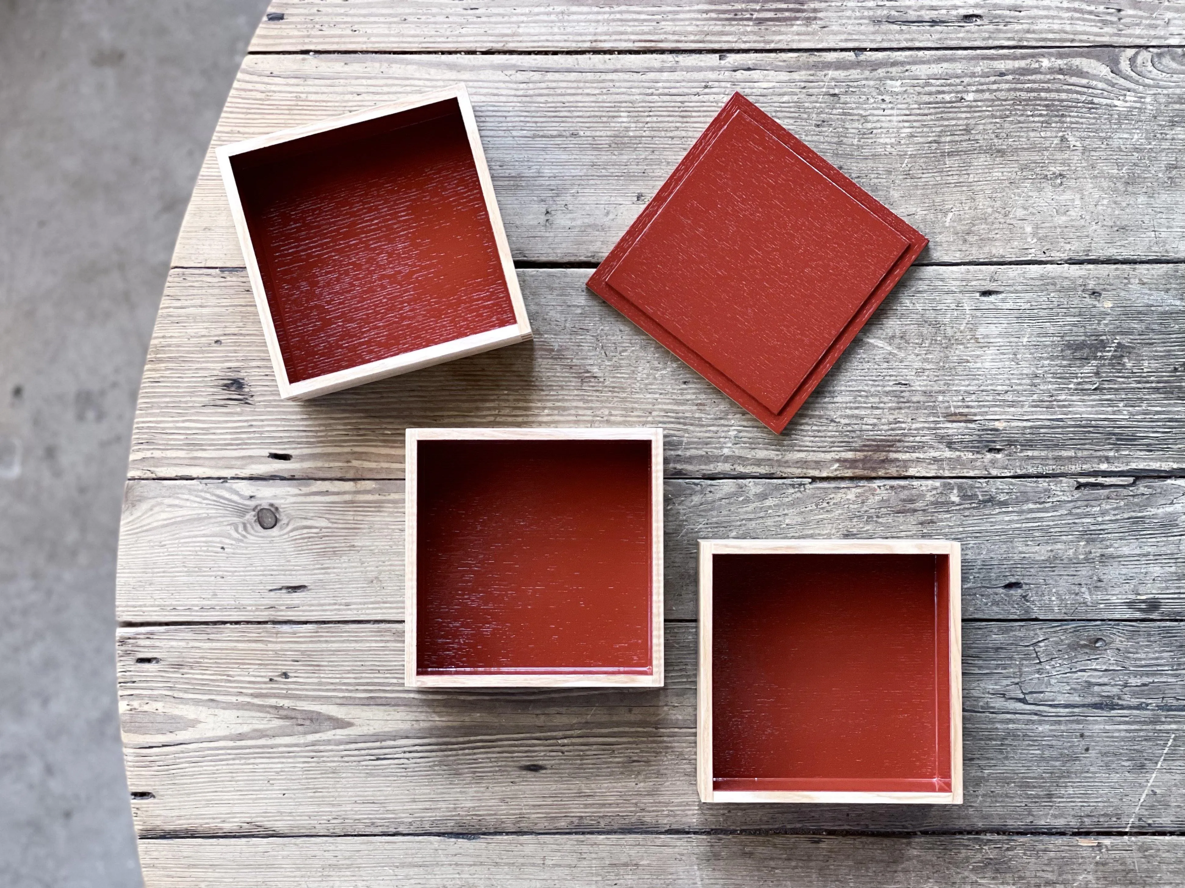 Matsuya 3-dan-jyu-bako (nest of boxes 3 layers)