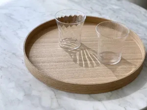 Matsuya Shikki Wooden Round Tray