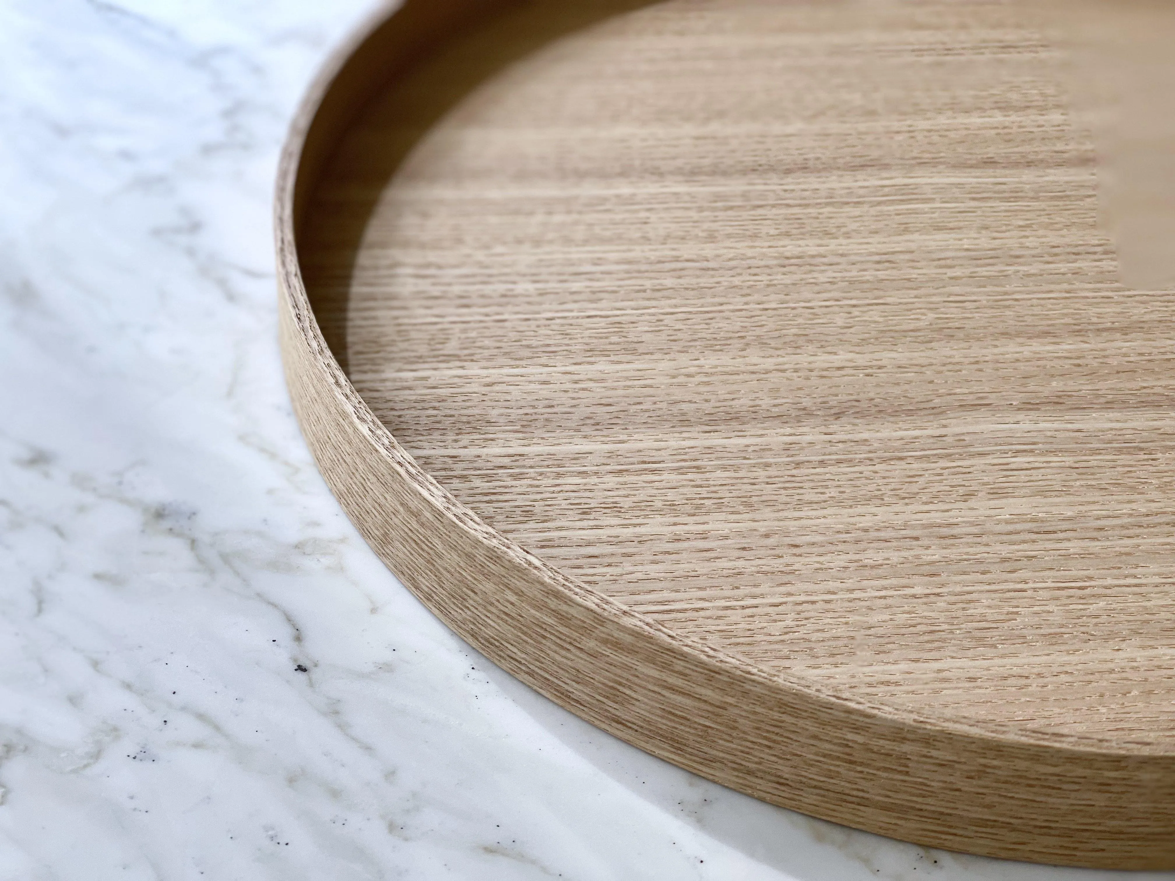 Matsuya Shikki Wooden Round Tray