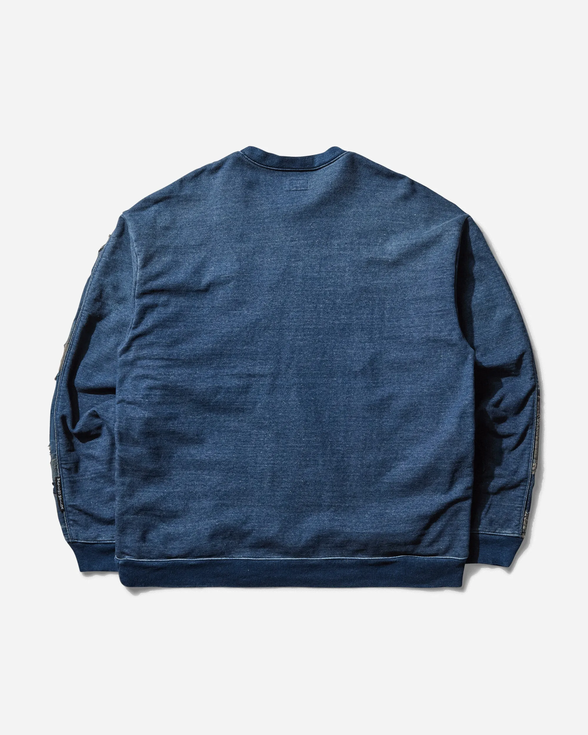 Men's Boro x IDG 2Tones Big Sweatshirt Indigo