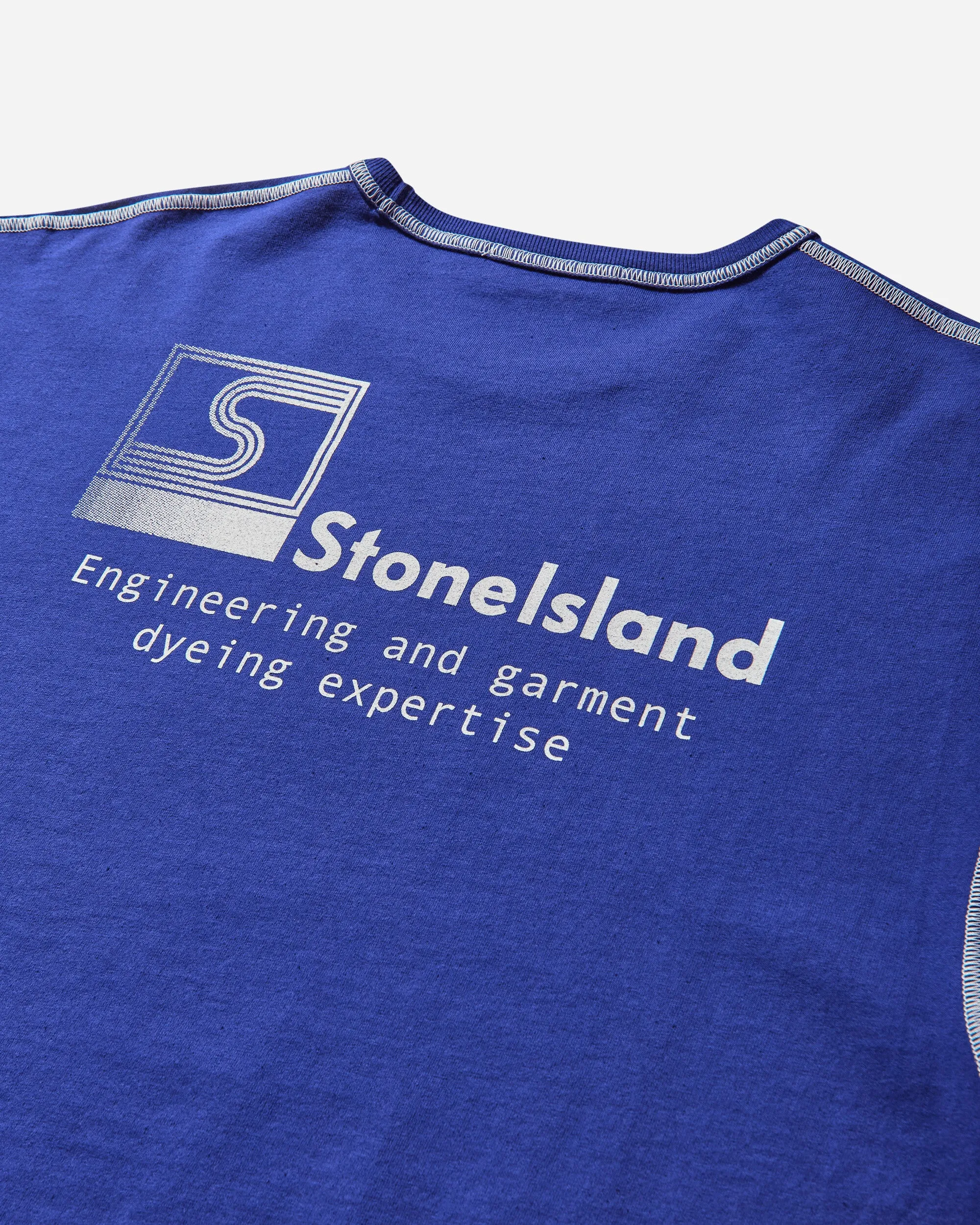 Men's Combed Organic Cotton Jersey T-Shirt Bright Blue