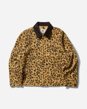Men's Dickies Leopard Work Jacket Beige