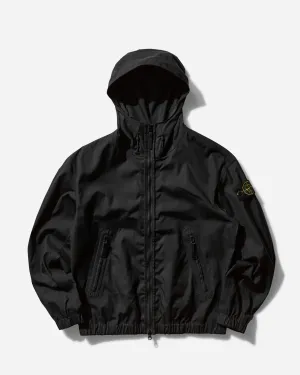 Men's Supima Cotton Canvas Hooded Jacket Black
