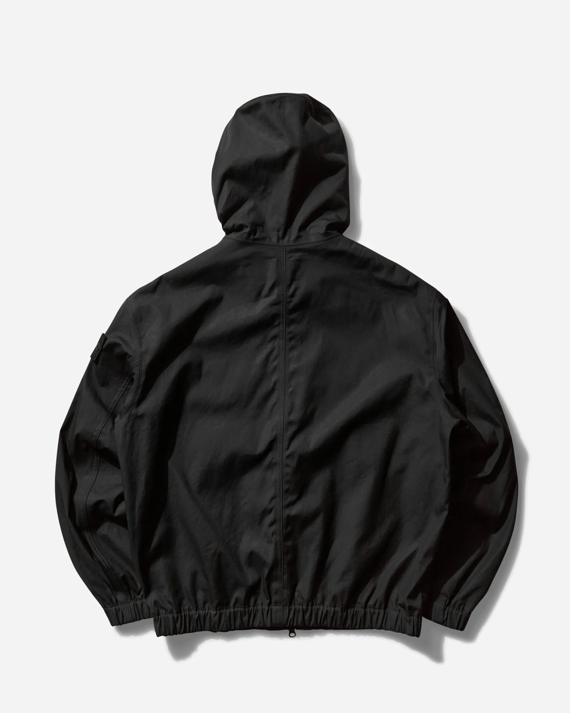 Men's Supima Cotton Canvas Hooded Jacket Black