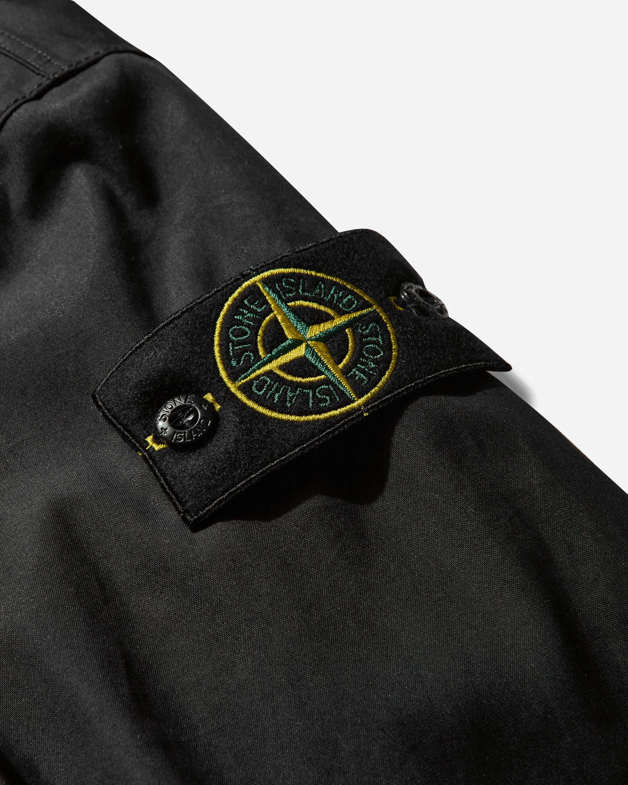 Men's Supima Cotton Canvas Hooded Jacket Black