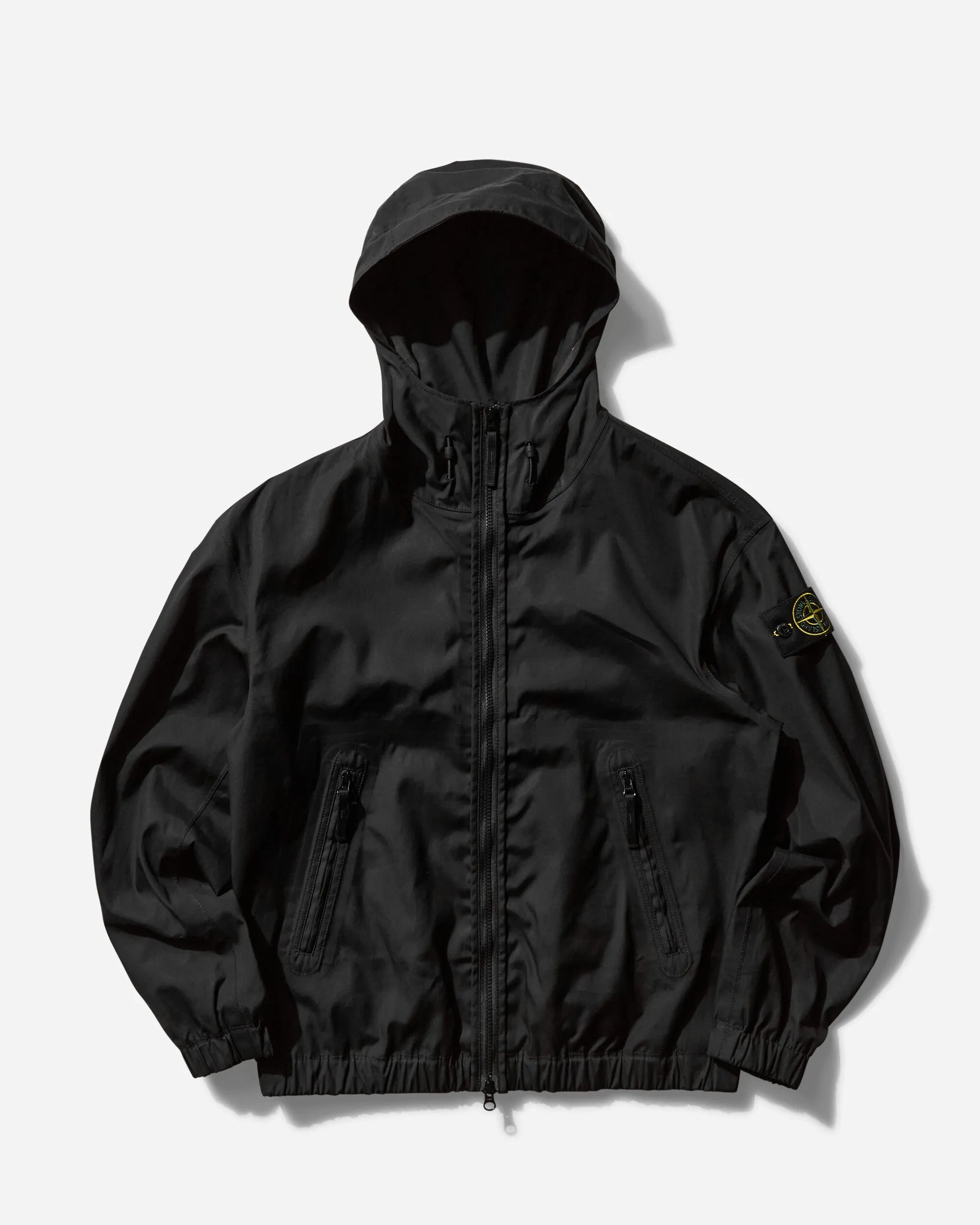 Men's Supima Cotton Canvas Hooded Jacket Black