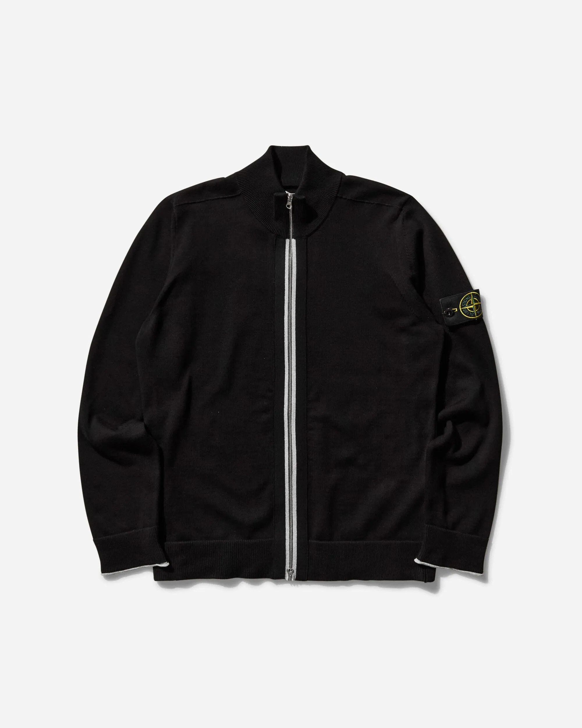 Men's Zip-Up Cardigan Black