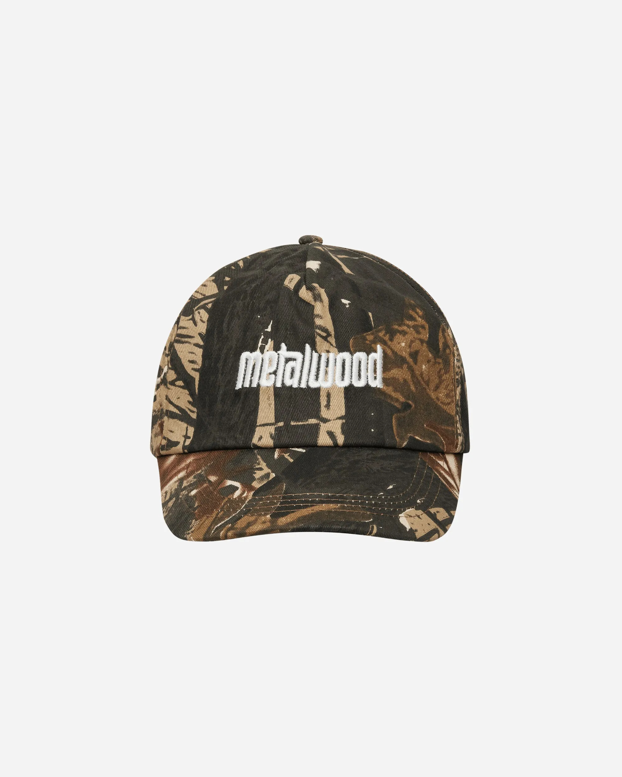 Metal Logo 5-Panel Hat Real Leaf Camo