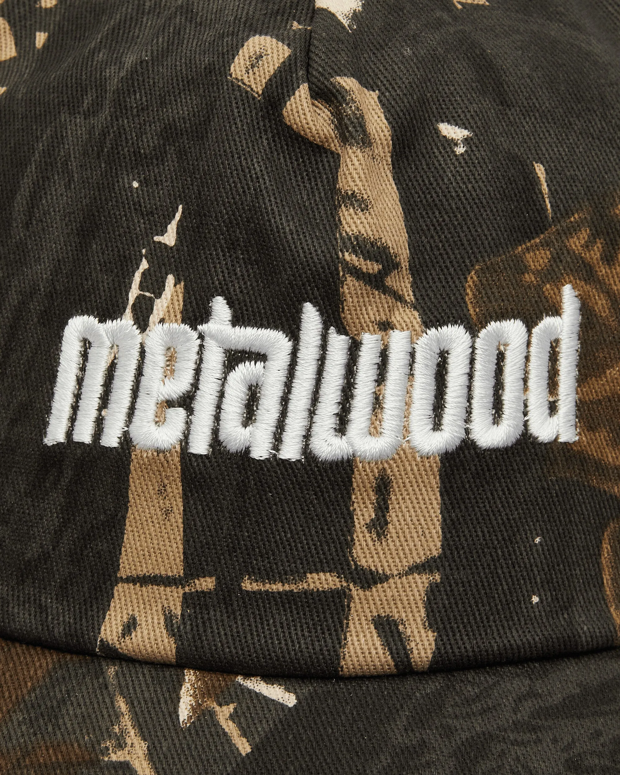 Metal Logo 5-Panel Hat Real Leaf Camo