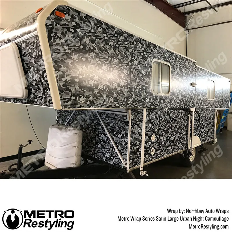 Metro Wrap Large Classic Urban Night Camouflage Vinyl Film