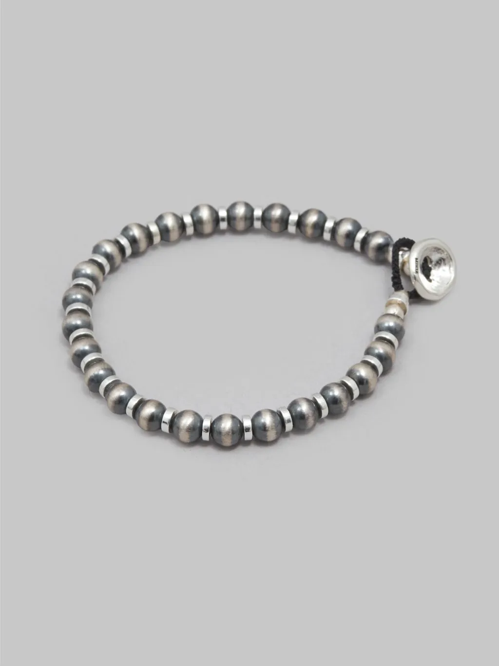 Mikia Navajo Pearl 5mm Silver Bracelet