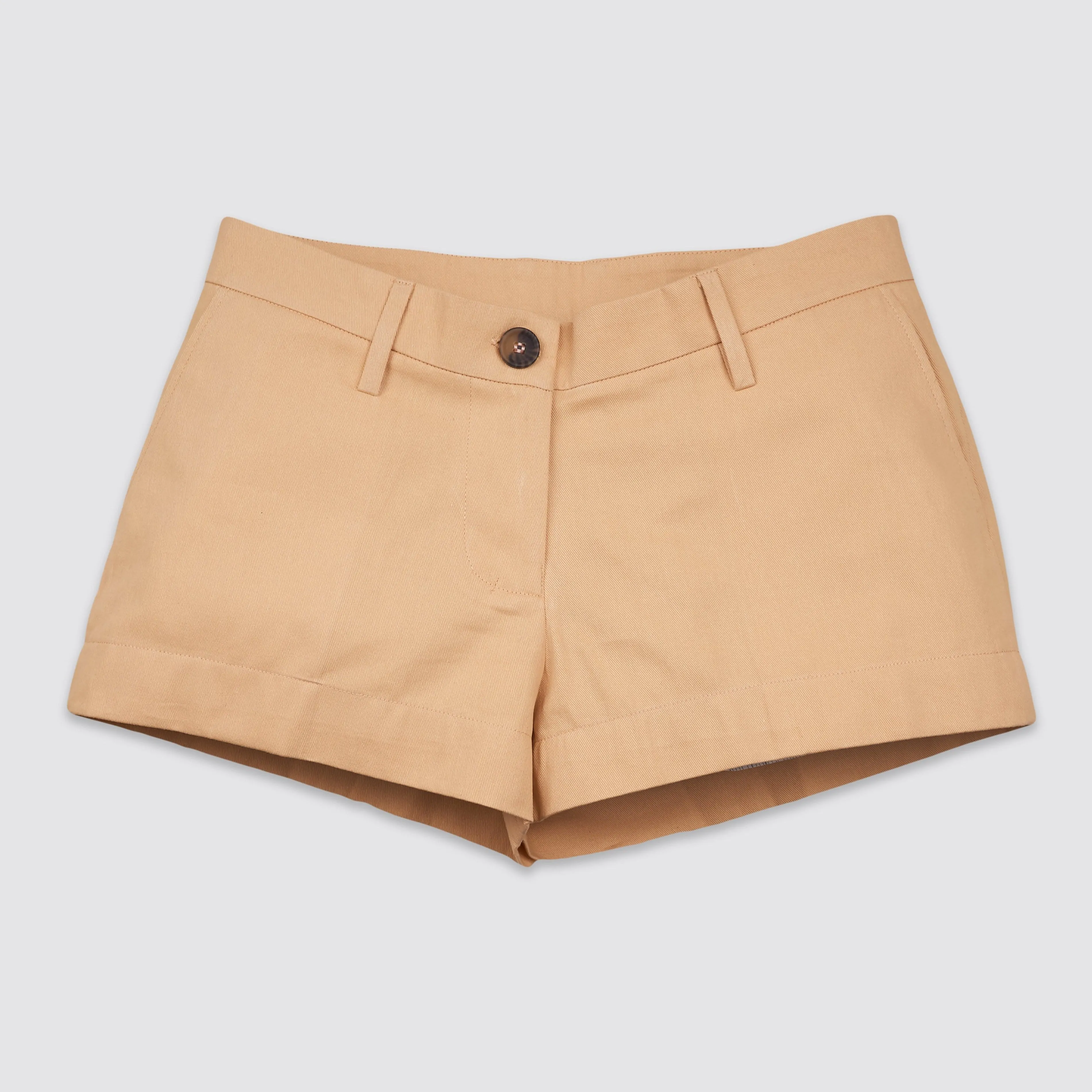 MINI BERMUDA - Cotton Twill | Beige