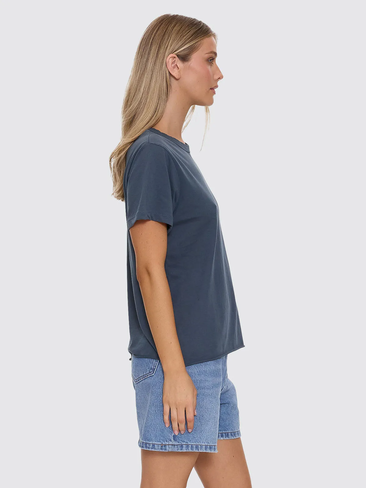 Minimal Thrills Relaxed Tee - Dark Slate