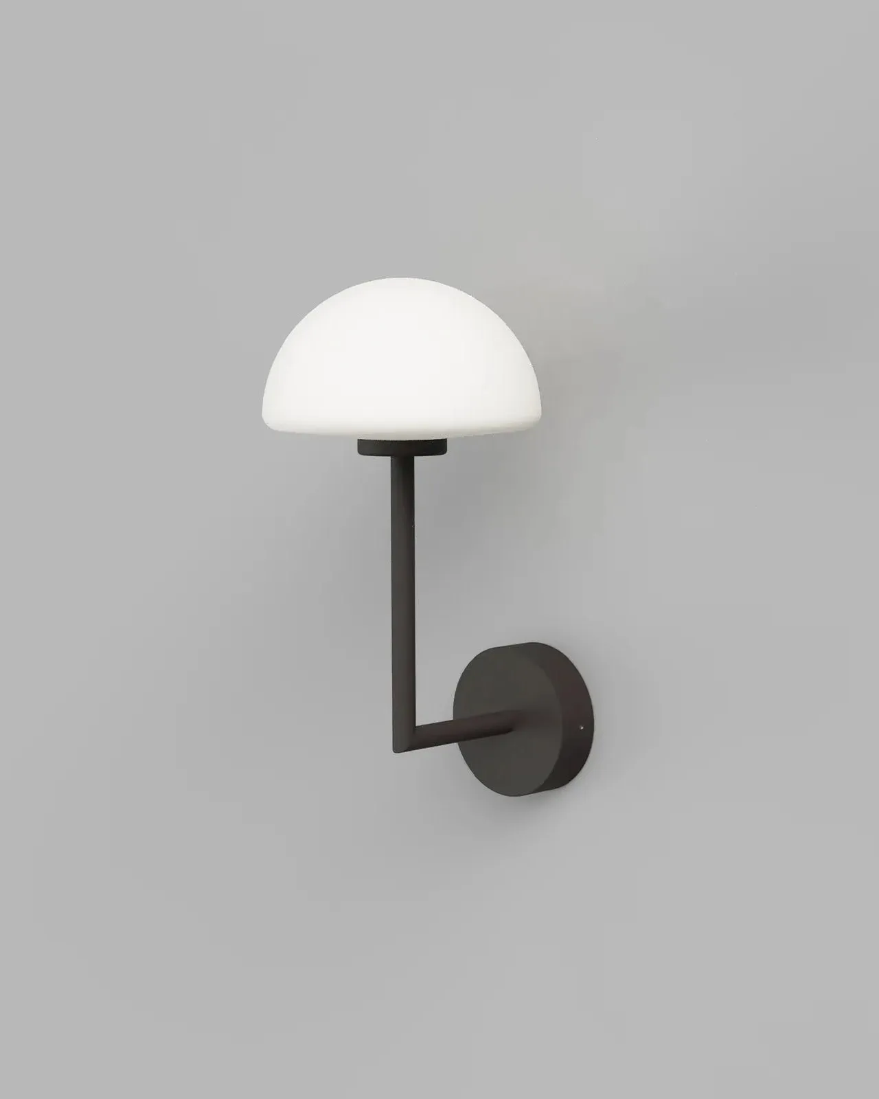 Minimalist Glass Dome Long Arm Wall Light
