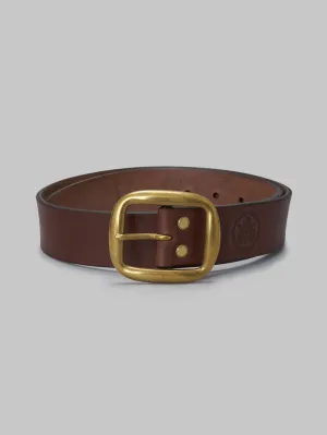 Momotaro AS-58 Brown Leather Belt