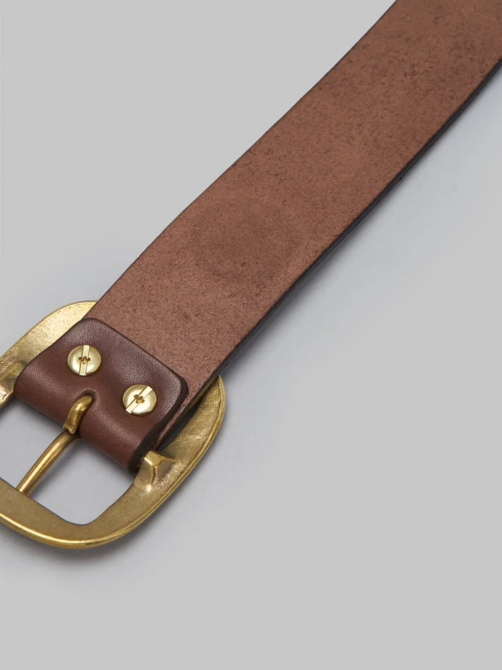 Momotaro AS-58 Brown Leather Belt