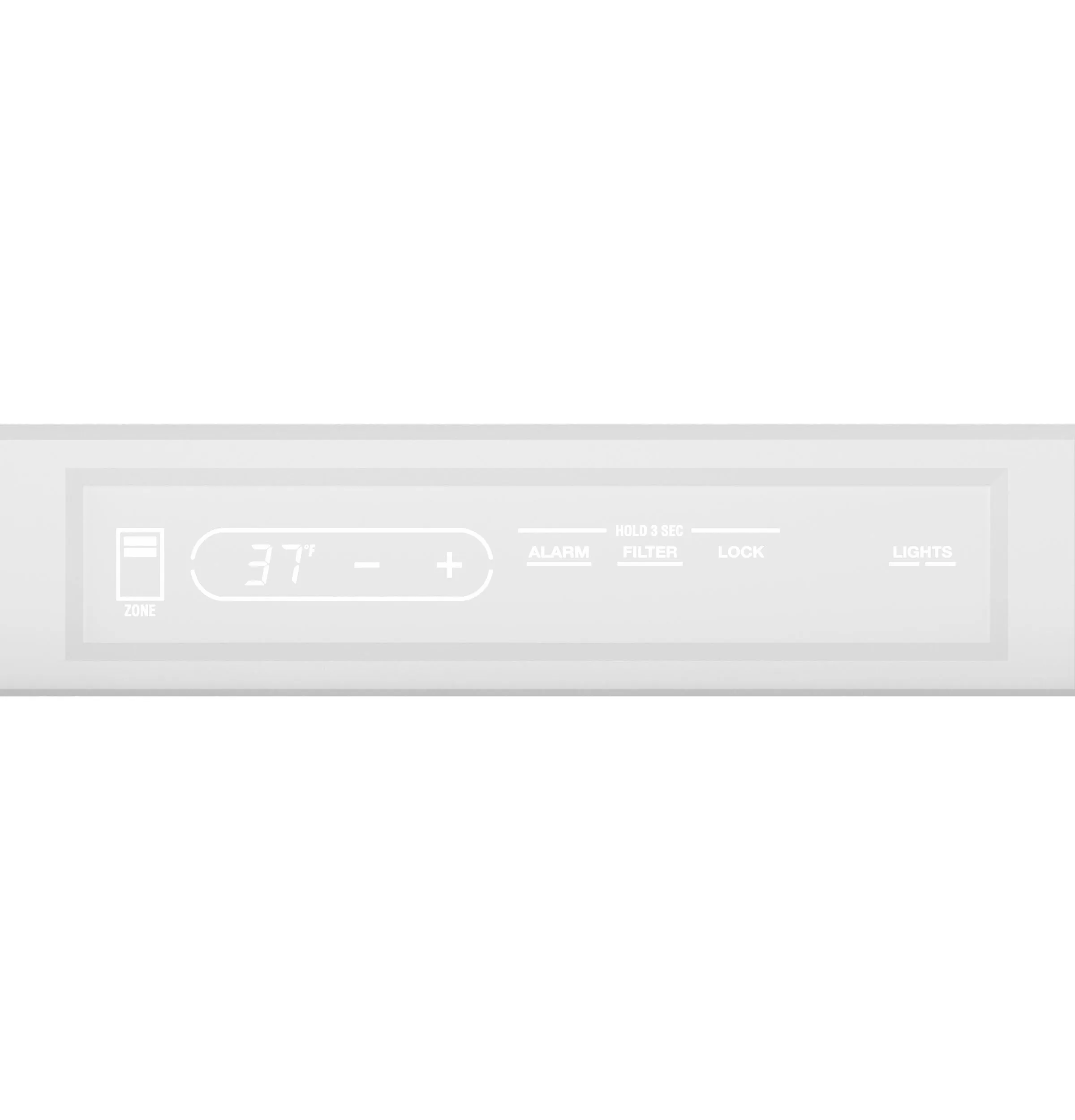Monogram ZIK303NPPII Monogram 30" Integrated Glass-Door Refrigerator For Single Or Dual Installation
