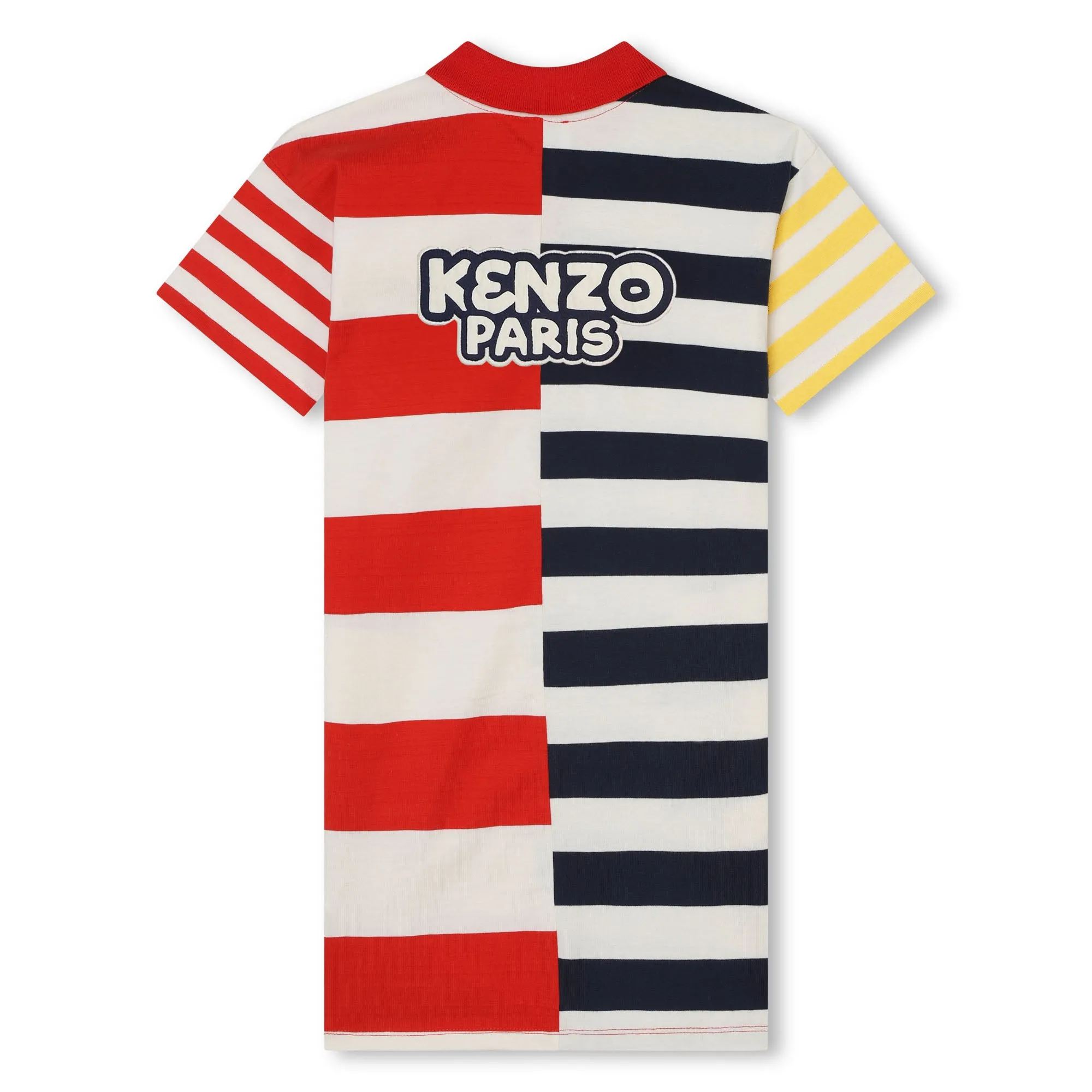 Multicolor Cotton Polo Dress