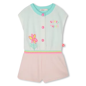 Multicolor Short Cotton Romper