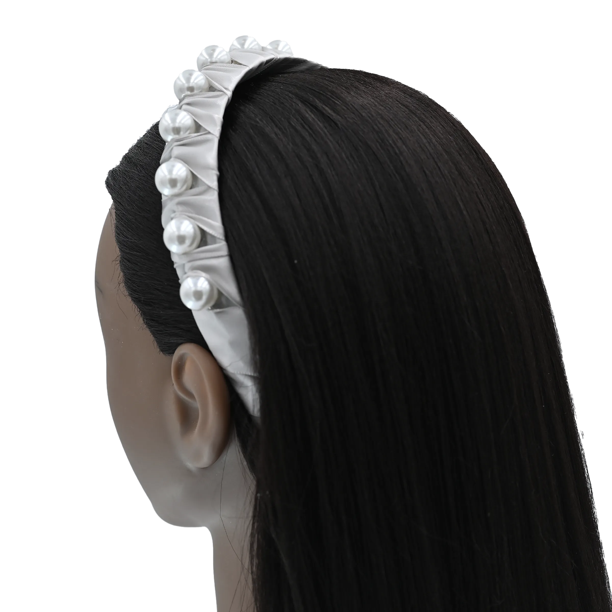 Multicolored Pearl Studded Headband