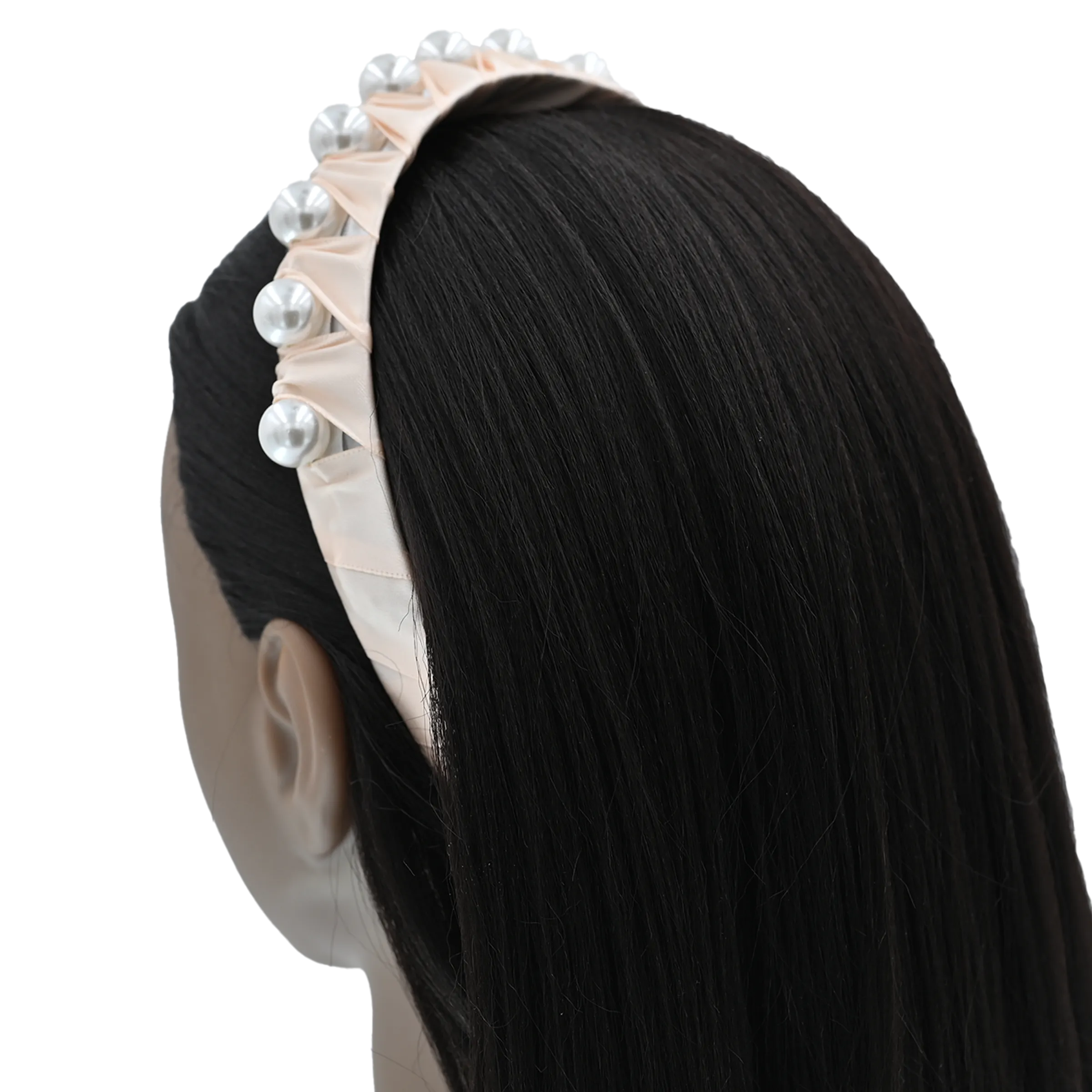 Multicolored Pearl Studded Headband