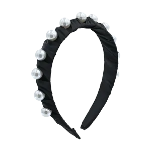Multicolored Pearl Studded Headband